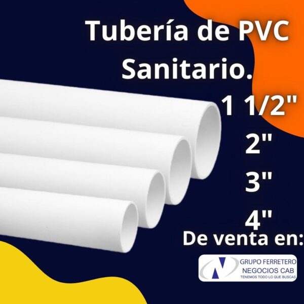 Tuberia PVC Sanitario