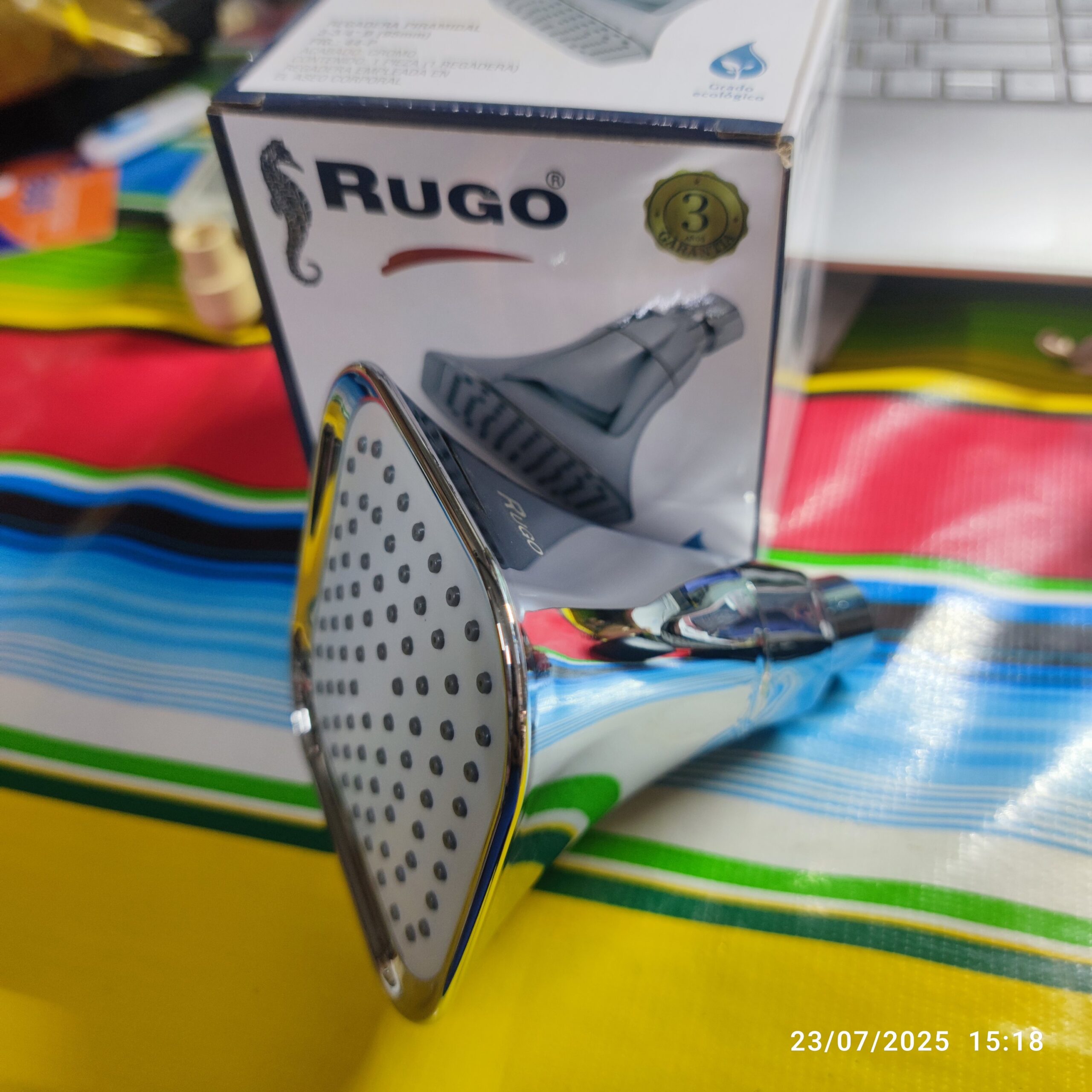 Regadera Piramidal 3 3/4 (95mm) Rugo Fig 44-P - Imagen 2