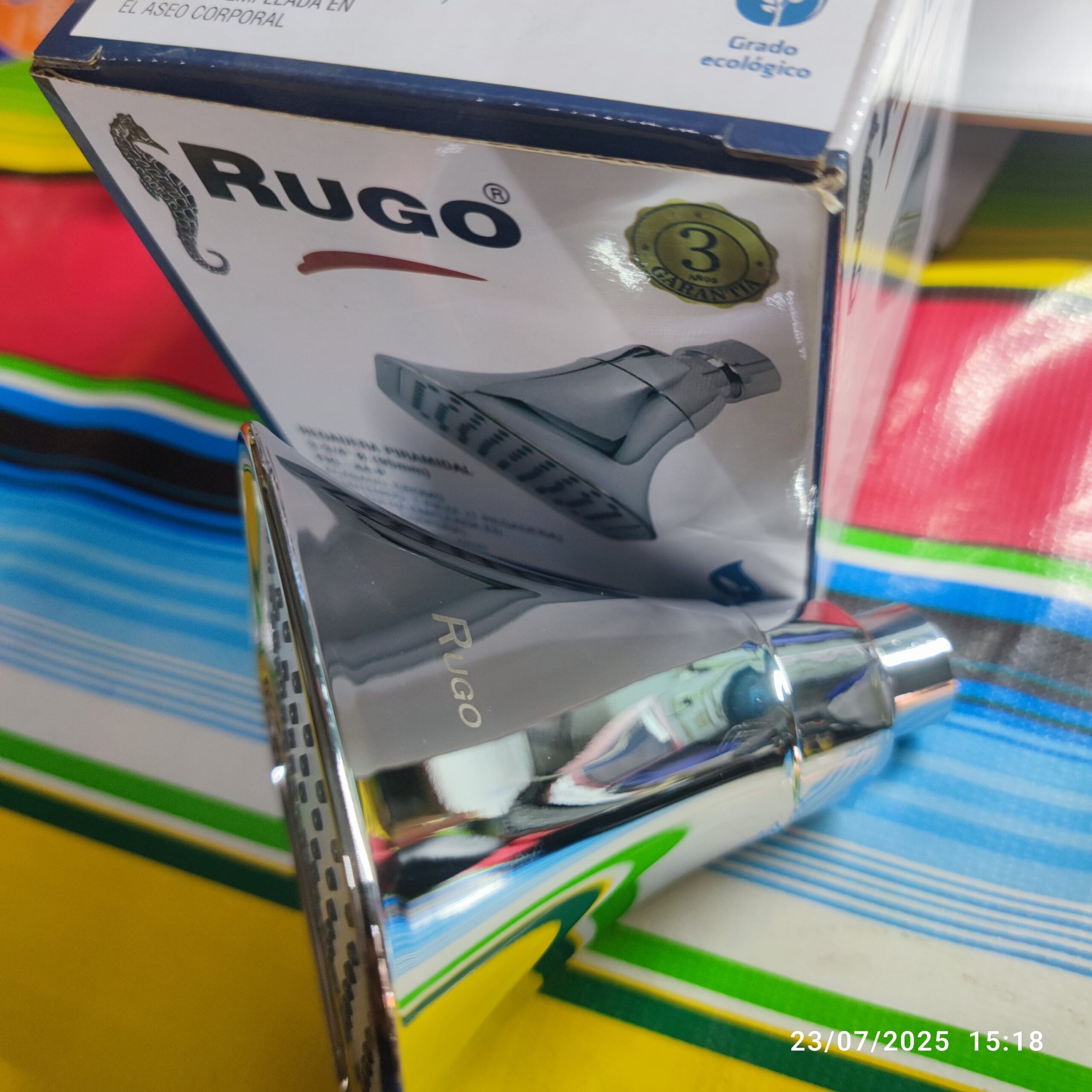 Regadera Piramidal 3 3/4 (95mm) Rugo Fig 44-P - Imagen 3