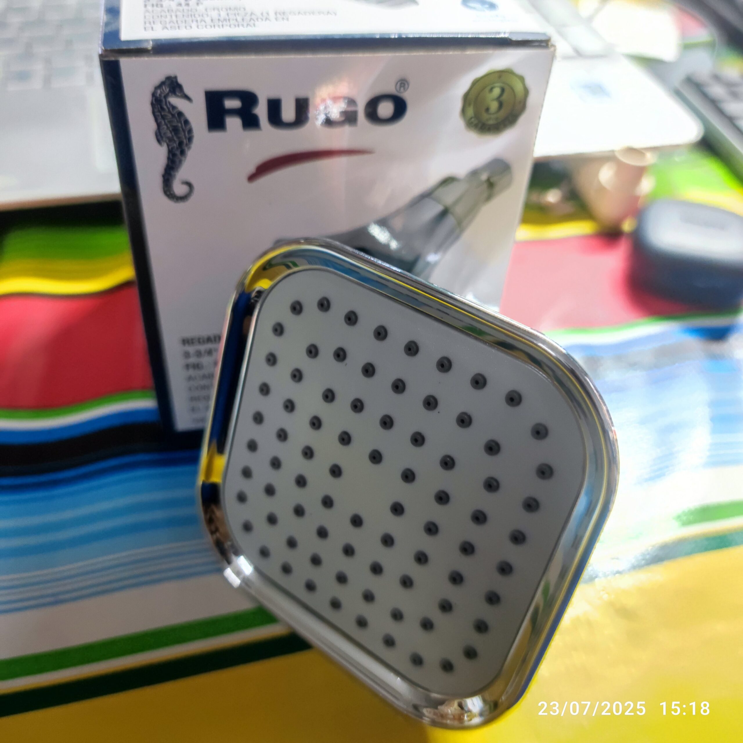 Regadera Piramidal 3 3/4 (95mm) Rugo Fig 44-P - Imagen 4